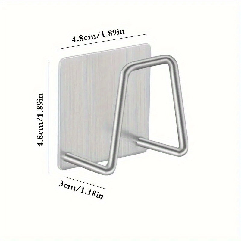 Svamphållare i Rostfritt Stål – Borrfri Väggmontering