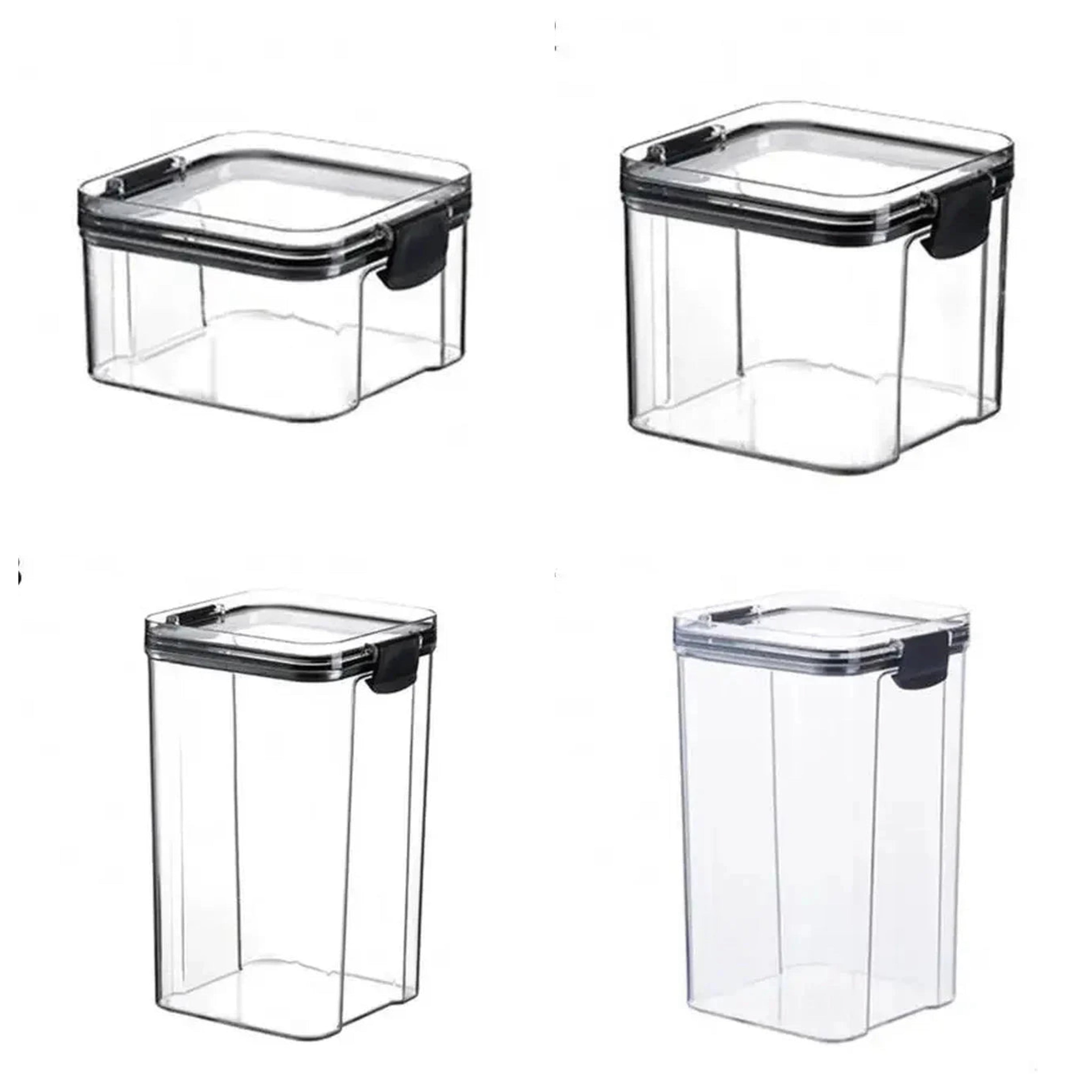 Matförvaringsburkar med lock