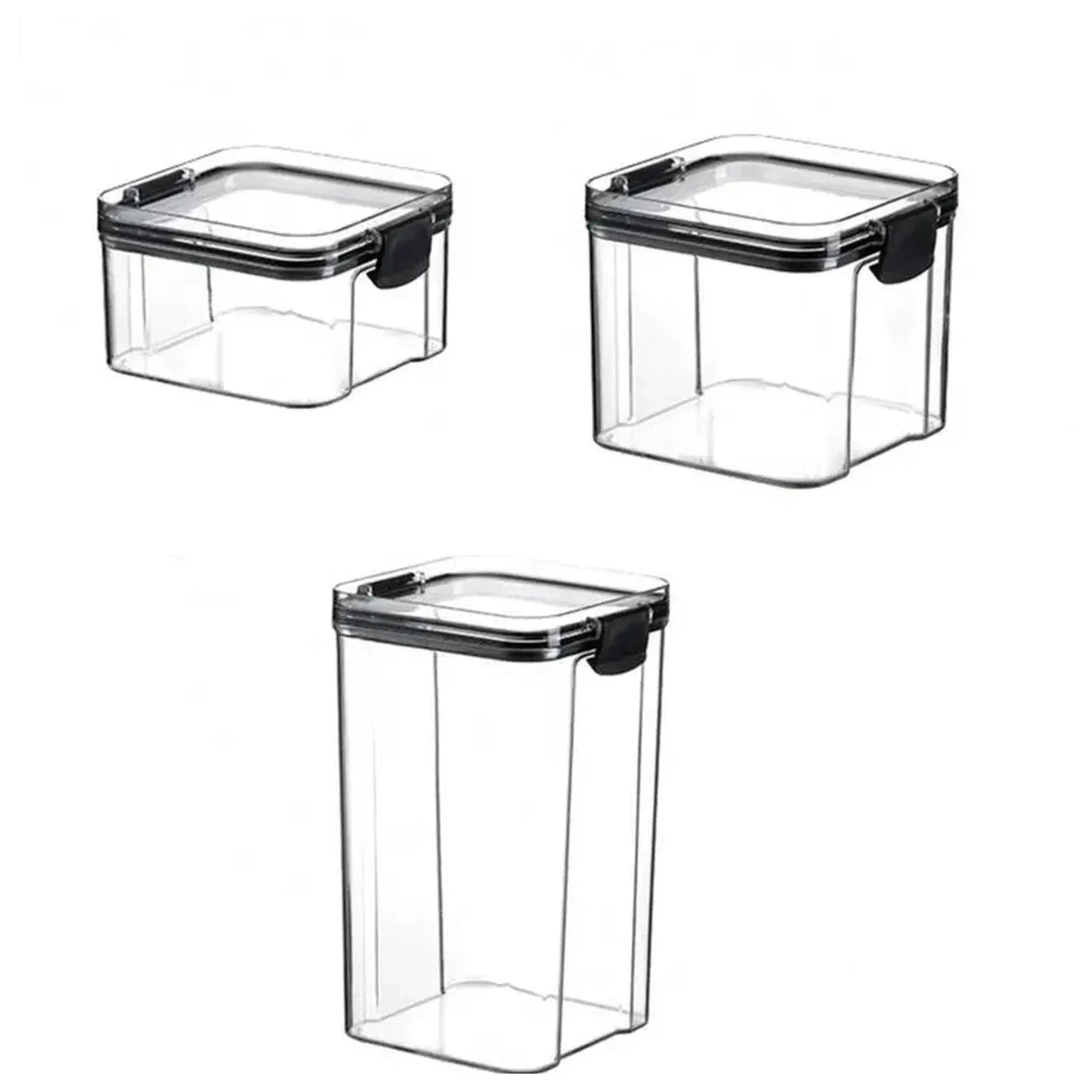 Matförvaringsburkar med lock