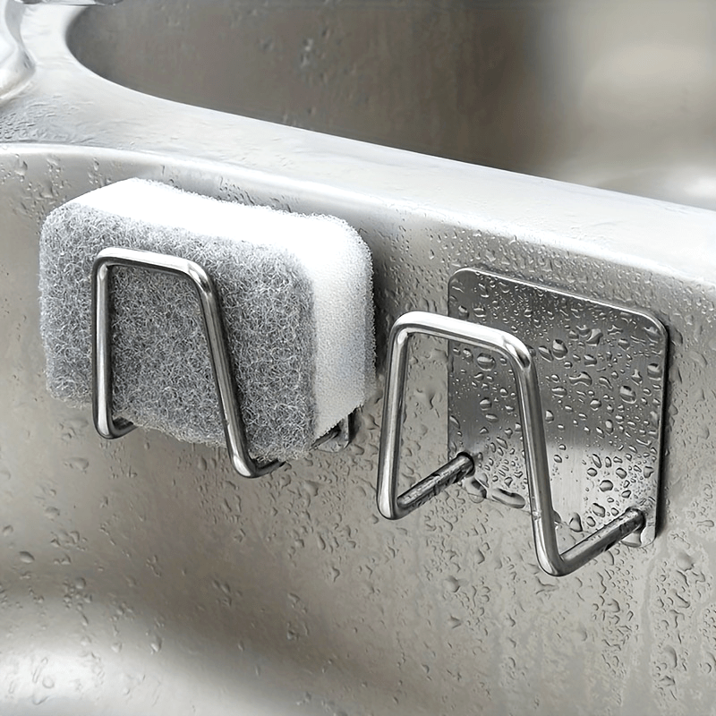 Svamphållare i Rostfritt Stål – Borrfri Väggmontering